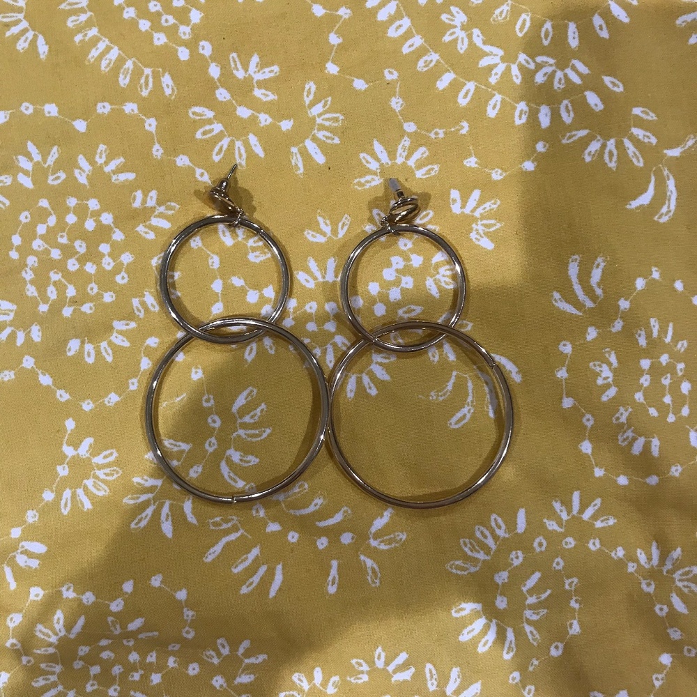 Double Hoops in Gold